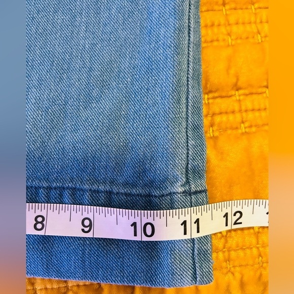 Madewell Huston Pull-On Crop Pants Capri Wide Leg Indigo Small Spring Fashion - Picture 10 of 13